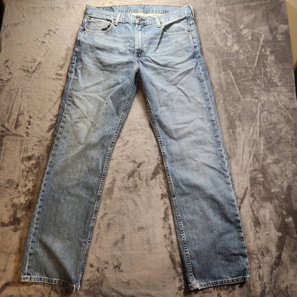 Levis 569 Jeans Mens 34x34 Blue Relaxed Straight Baggy Denim Made In Mexico Y2K